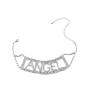 Fashion Punk Exaggeration Super Flash Night Club Rhinestone Letter HONEY Choker Necklace For Women Fashion Punk Exaggeration Super Flash Night Club Rhinestone Letter HONEY Choker Necklace For Women