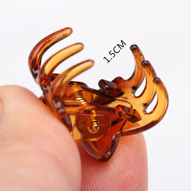 Fashion girls accessaries small acetate plastic resin mini hair claw clip for women Fashion girls accessaries small acetate plastic resin mini hair claw clip for women