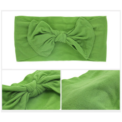 2020 Cozy multi colorful bow knot elastic baby hair bands girls hair accessories