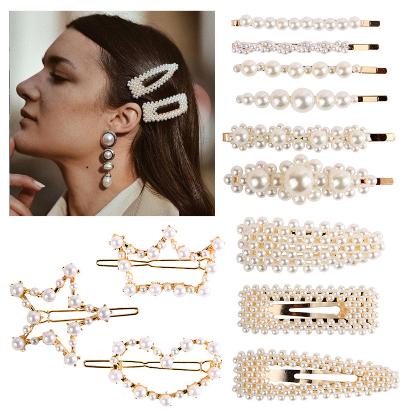 Women Simple Irregular wedding Metal Hair Accessories pear Hair pins