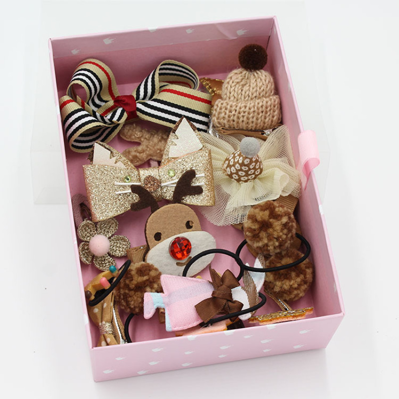 Hot baby girls hair band hair clip hair accessories newborn gift box Hot baby girls hair band hair clip hair accessories newborn gift box