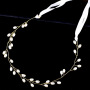 Handmade women bride silver pearl hair accessories wedding bridal headband Handmade women bride silver pearl hair accessories wedding bridal headband