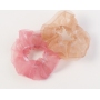 2020 new arrival summer pure color transparent organza hair scrunchies for girls