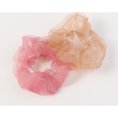 2020 new arrival summer pure color transparent organza hair scrunchies for girls 2020 new arrival summer pure color transparent organza hair scrunchies for girls