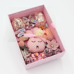 Hot baby girls hair band hair clip hair accessories newborn gift box