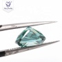 Hot popular synthetic gemstones green color loose Moissanite