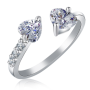 Wholesale New Style Wedding Woman Jewelry Diamond Zircon Stainless Steel Ring Wholesale New Style Wedding Woman Jewelry Diamond Zircon Stainless Steel Ring