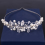 women girl korea fashion hair band crystal wedding bridal pearl headband wedding