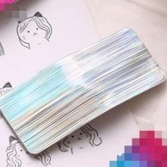 Colorful girls bling sequin bb hairpin laser kid glitter hair clip
