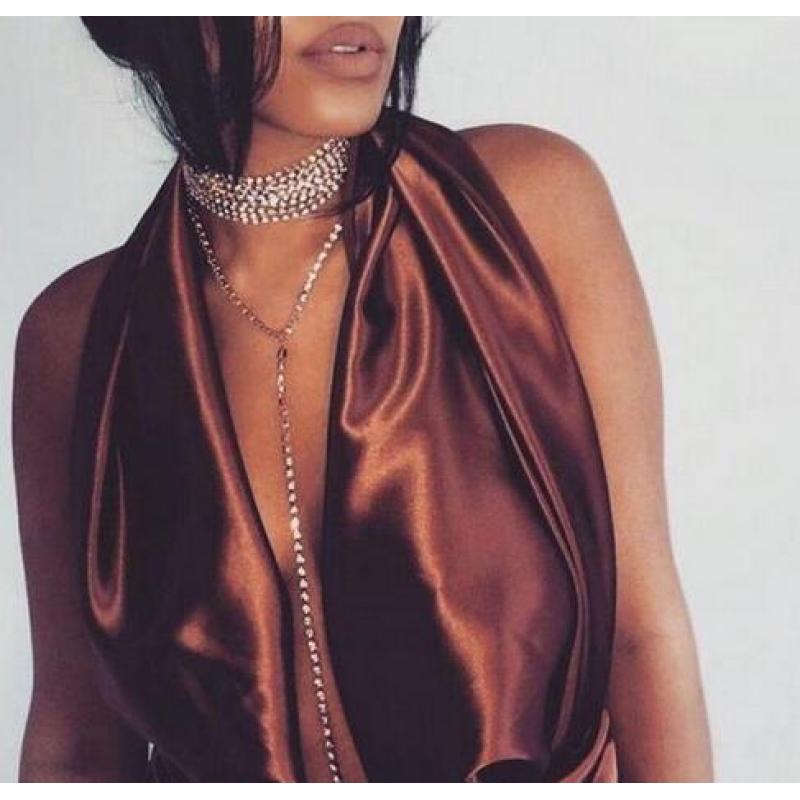 European Wholesale Fashion big Rhinestone Wide bling sexy necklace Choker For Women European Wholesale Fashion big Rhinestone Wide bling sexy necklace Choker For Women