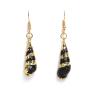 new fashion amazon ins sand beach sea jewelry gold plated pearl counch shell drop earring