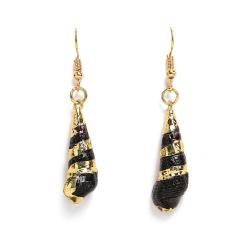 new fashion amazon ins sand beach sea jewelry gold plated pearl counch shell drop earring