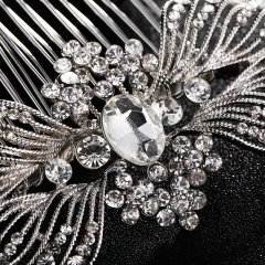 New design Bride silver Wedding hair accessories women bridal hair combs