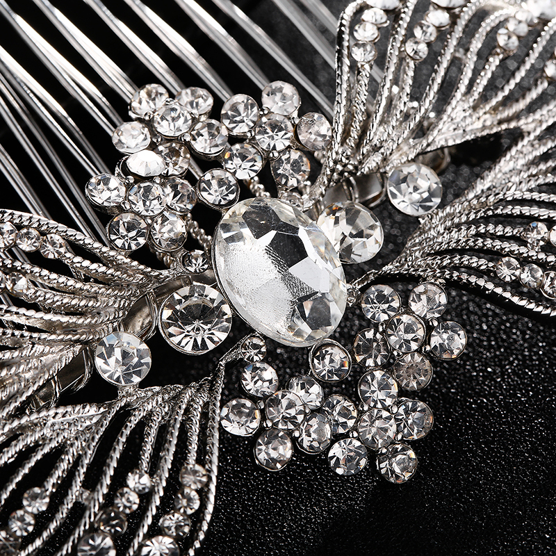 New design Bride silver Wedding hair accessories women bridal hair combs New design Bride silver Wedding hair accessories women bridal hair combs