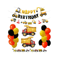 Construction Birthday Party decorations Dump Truck eco friendly party supplies Construction Birthday Party decorations Dump Truck eco friendly party supplies