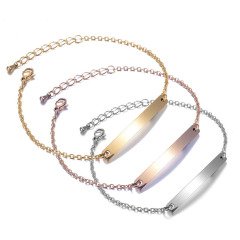 Fashion Custom Letters Names Engraved Cuff Stainless Steel gold name plate bracelet Fashion Custom Letters Names Engraved Cuff Stainless Steel gold name plate bracelet