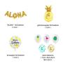 Summer Party Supply yellow pineapple Decoration balloons party decoration Summer Party Supply yellow pineapple Decoration balloons party decoration