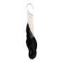 Fashion wholesale super fairy feather bohemian long tassel earless earrings