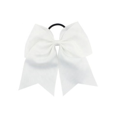 Children's oversized 20cm swallowtail ribbon bulk hair ties bow elastic ribbon for hair ties for girls