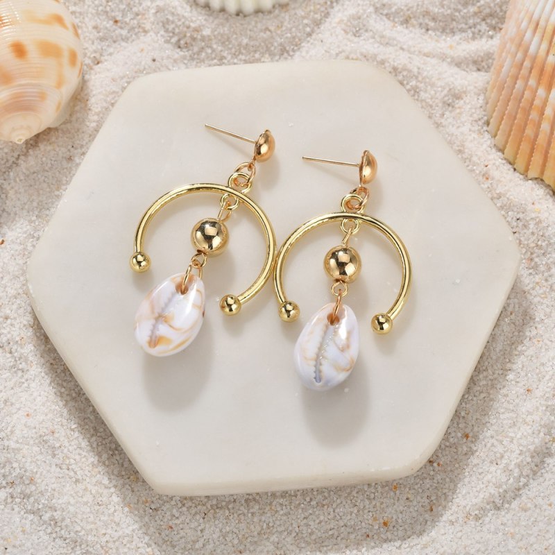2019 women earring set sea shell jewelry sets earring for Girls