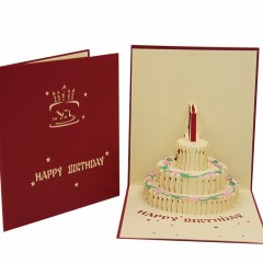 Free sample custom logo honeycomb handmade paper 3d birthday invitation cards Free sample custom logo honeycomb handmade paper 3d birthday invitation cards
