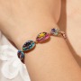 2019 Custom sea shell adjustable rope colorful bead bracelet sets for women