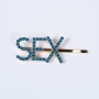 Hot sell hair grip flash drill adult simple letter hairpin clip making accessories Hot sell hair grip flash drill adult simple letter hairpin clip making accessories