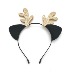 Popular christmas bulk hair accessories girl christmas hair band for female