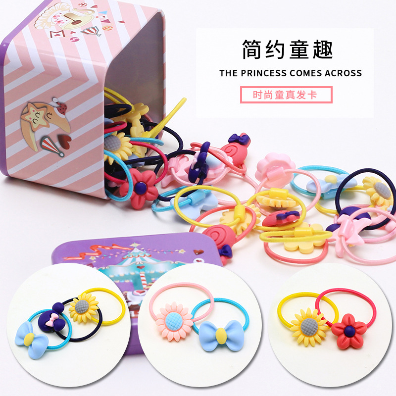 40pcs baby girls pink cotton flower adjustable elastic hair tie hair band 40pcs baby girls pink cotton flower adjustable elastic hair tie hair band