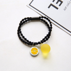 Wholesale Korean fashion cute fruits shape elastic hair ties for girls