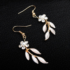 Wholesale Women Party Luxurious Pearl Jewelrt Sets Necklace Earrings Bridal Wedding Jewelry Set
