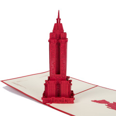 amazon custom 3D greeting Paper Ferris Wheel Pop Up Card Collectible Greeting Cards Kirigami cards