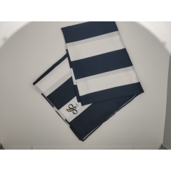 New design strip dot print silk scarf