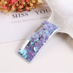 PVC transparent geometry resin hair barrette kid glitter sea shell hair clip