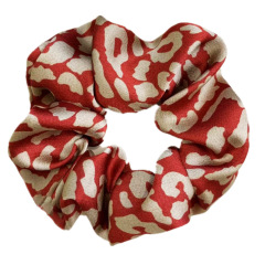 bulk INS fancy Women cheap girls cute cotton elastic tie vintage hair leopard scrunchies