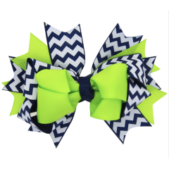 Halloween multi-colored top cufflinks bow knotted girls hair accessories hair clips