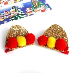 New Christmas kids hair accessories creation france easy hair clip for merry christmas New Christmas kids hair accessories creation france easy hair clip for merry christmas