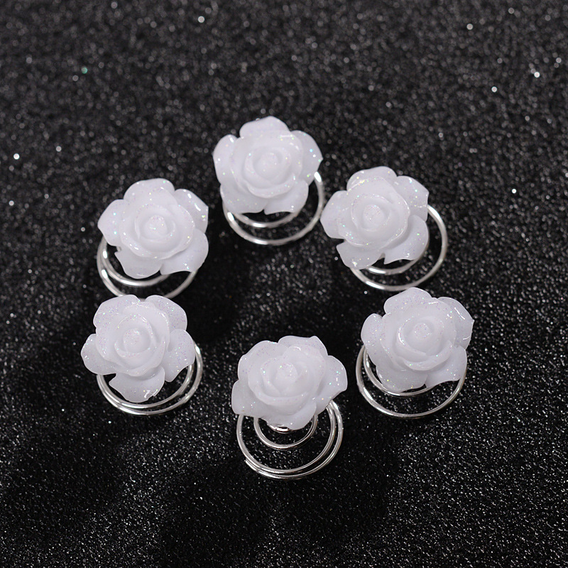 2019 Fashion vintage women show party pearl Twisted Crystal wedding bride spin hair pin