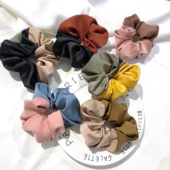 Summer custom stitching color lady elastic girls hair ties scrunchies Summer custom stitching color lady elastic girls hair ties scrunchies