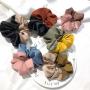 Summer custom stitching color lady elastic girls hair ties scrunchies Summer custom stitching color lady elastic girls hair ties scrunchies