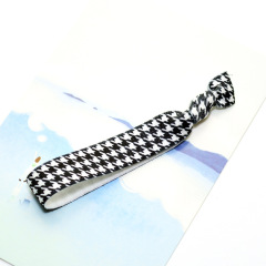 Strip Wave point Scrunchy Elastic Ponytail Holder Girls Hair Bow hair bands
