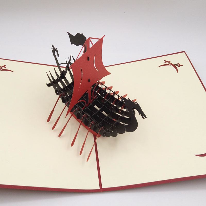 custom Fashion festival and Cute 3d Pop Up party Cards