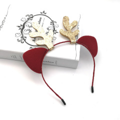 Popular christmas bulk hair accessories girl christmas hair band for female Popular christmas bulk hair accessories girl christmas hair band for female
