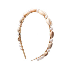 New wedding hoop designer headbands and durags beach shell hairband rhinestone headbands