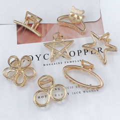 Fashion Women Hair Accessories Small Size Metal Geometric Simple Hair Claws