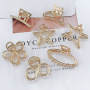 Fashion Women Hair Accessories Small Size Metal Geometric Simple Hair Claws Fashion Women Hair Accessories Small Size Metal Geometric Simple Hair Claws
