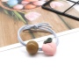 Simple wholesale hair accessories fruits double line black elastic hair bands hair tie knot Simple wholesale hair accessories fruits double line black elastic hair bands hair tie knot