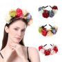 wedding bridal festival beach party holiday travel halo floral hairband garland flower