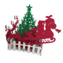 2019 Custom Pop Romantic 3d pop up Christmas Day Greeting Card 2019 Custom Pop Romantic 3d pop up Christmas Day Greeting Card