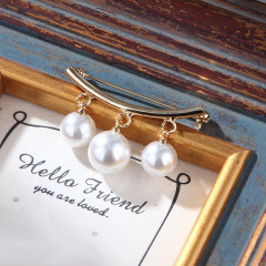 Latest Fashion Flower Rhinestone Women, Girl Crystal Custom Pearl Brooches